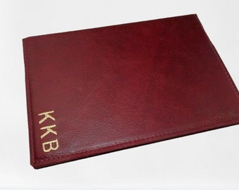 Personalized Leather Journal: A5 Refillable Diary Notebook