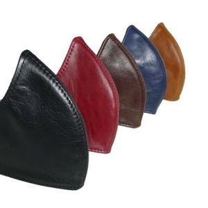 Leder Gesichtsmaske Verstellbar Schutz Mode Gesichtsbedeckung Erwachsene Unisex UK 8 VERKAUFT