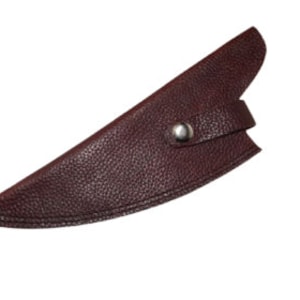 Chef Knife Leather Sheath Custom made leather Bushcraft and Hunting knife sheath 4 SOLD