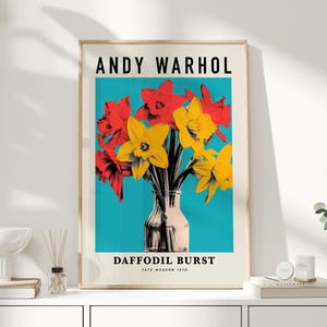 Andy Warhol Print, Art Prints Warhol, Andy Warhol Art, Andy Warhol Poster, Vintage Poster, Trendy Wall Art, Pop Art, Pop Art Wall Art