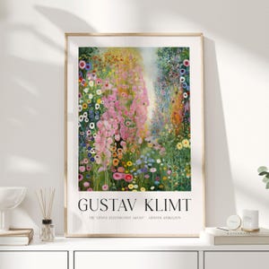 Gustav Klimt, Klimt Poster, Museumsposter, Ausstellungsposter, Wallart Klimt, Klimt, Gustav Klimt Druck, Klimt Poster Baum des Lebens, Wald