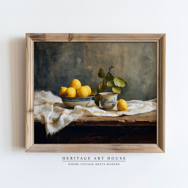 Large Still Life Painting, Fruit Still Life, Dutch Still Life, Still Life Print, Still Life Oil Painting, Cottage Kitchen Gifts, Kitchen Art