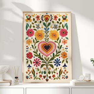 Mexican Print, Mexican Art, Mexican Decor, Mexican Painting, Mexican Wall Art, Mexican Home Decor, Mexican Art Print, Mexican Folk Art