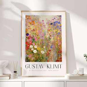 Gustav Klimt, Klimt Poster, Museumsposter, Ausstellungsposter, Wallart Klimt, Klimt, Gustav Klimt Druck, Klimt Poster Baum des Lebens, Wald