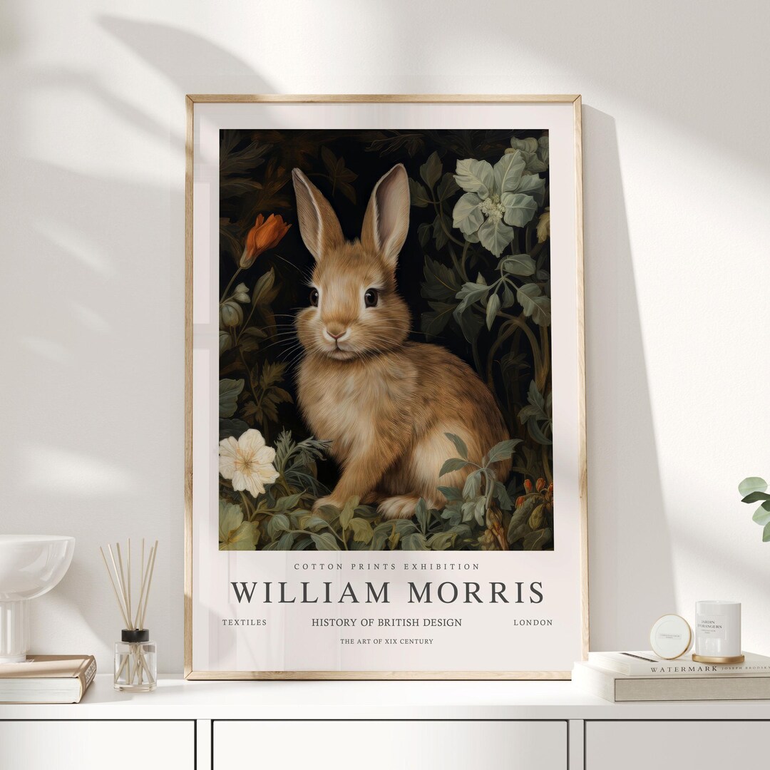 William Morris Print, William Morris Art, Exhibition Poster, Woodland ...