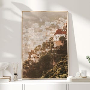 Positano Wall Art, Amalfi Coast Print, Italian Coastal Photography, Travel Poster, Mediterranean Decor, Italy Landscape Picture