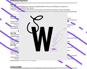 ATS Friendly Technical Resume Template