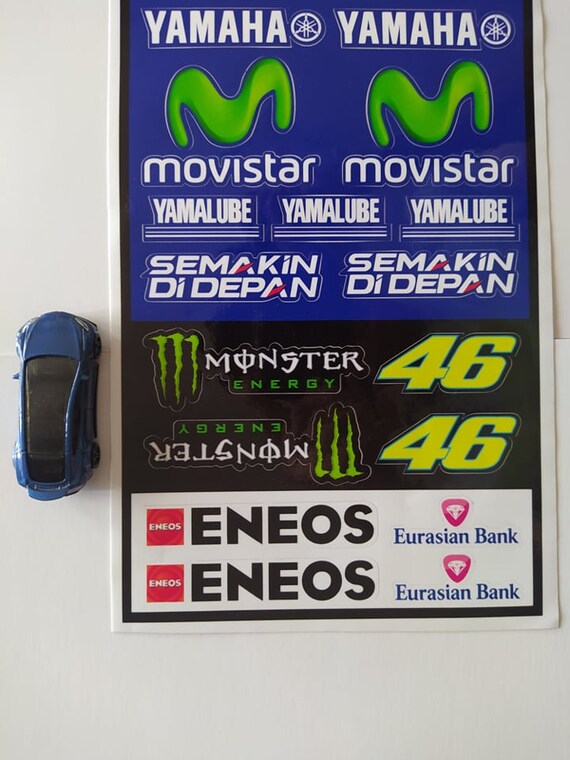 Movistar MotoGP Calcas Pegatinas Gráficos - Etsy España
