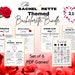 The Bachelorette TV Show Themed Party Games Bundle Printable Games ...