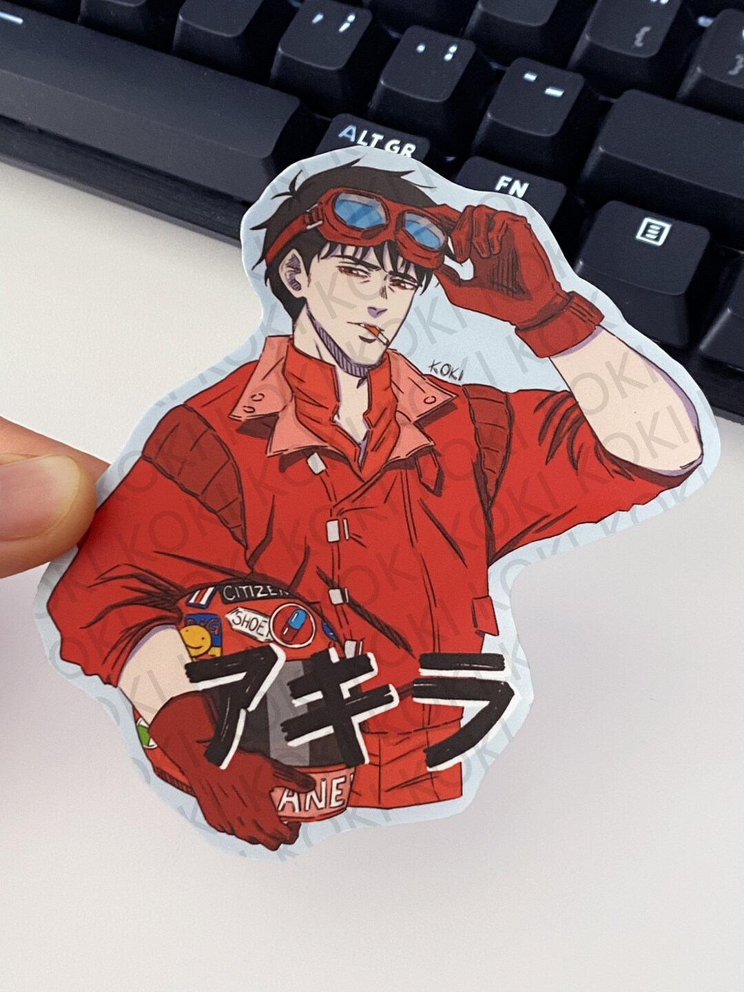 Akira Tatsuhiro Otomo Anime Sticker Waterproof Vinyl Sticker Matte ...