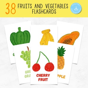 Fruits and Vegetables Flashcards