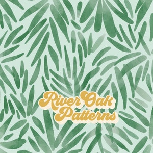 tropical palm leaves Seamless Pattern for Fabric sublimation repeating file green summer watercolor pattern