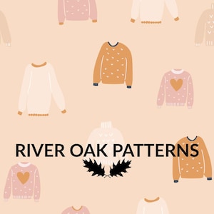 beige sweaters Seamless File, cozy hygge wfh fall winter seamless Pattern for Commercial Use