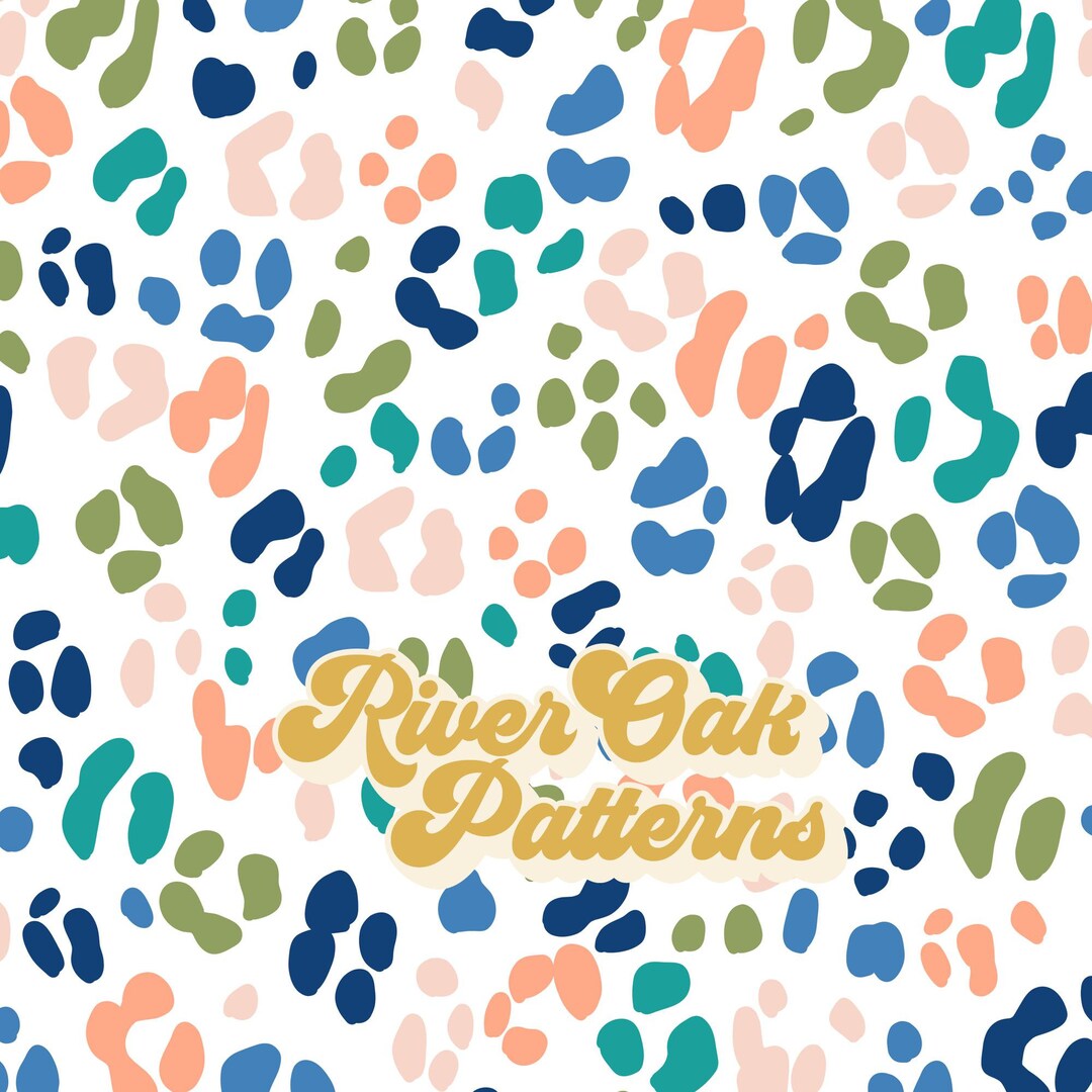 Leopard Print Seamless Pattern for Fabric Sublimation Repeating File ...
