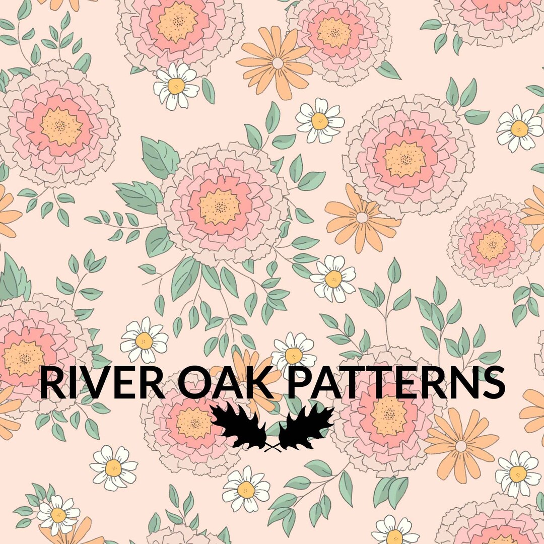 Spring Pink Floral Seamless Pattern for Fabric Sublimation Repeating ...