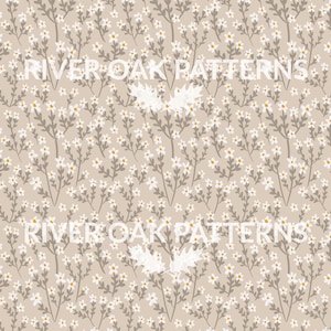 Motif de répétition numérique sans couture floral bohème neutre neutre pour usage commercial Fleurs de prairie printanières pastel beiges