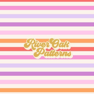 Motif de répétition numérique transparent à rayures violettes et orange pour un usage commercial