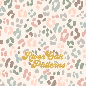 leopard print Seamless Pattern for Fabric sublimation repeating file boho fall pattern