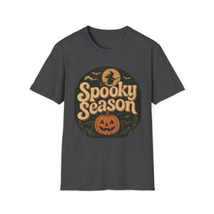 Spooky Season T-Shirt, Halloween Tee, Witch & Pumpkin Design, Comfortable tshirt, Gift, Halloween, Pumpkin, Tshirt, Trending
