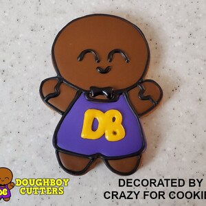 DoughBoy Cutters Logo cookie cutter |  dough, fondant or polymer clay cutter |  Various sizes | Shapes for cookies, craft and Jewelry
