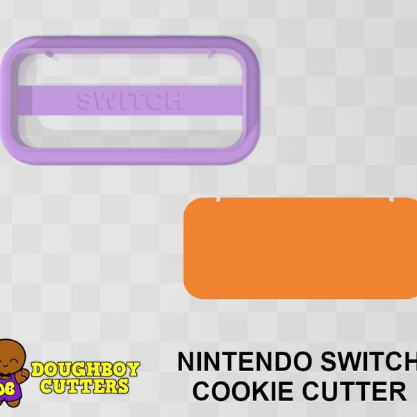 Nintendo Switch Cookie Cutter | dough, fondant or polymer clay cutter |  Various sizes | Shapes for cookies, craft and Jewelry