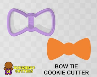 Bow Tie Cookie Cutter | dough, fondant or polymer clay cutter |  Various sizes | Shapes for cookies, craft and Jewelry