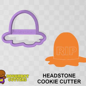 Headstone Cookie Cutter | dough, fondant or polymer clay cutter |  Various sizes | Shapes for cookies, craft and Jewelry
