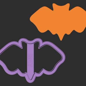Bat #1 Cookie Cutter, dough, fondant or polymer clay cutter, Various sizes, Shapes for cookies, craft and Jewelry