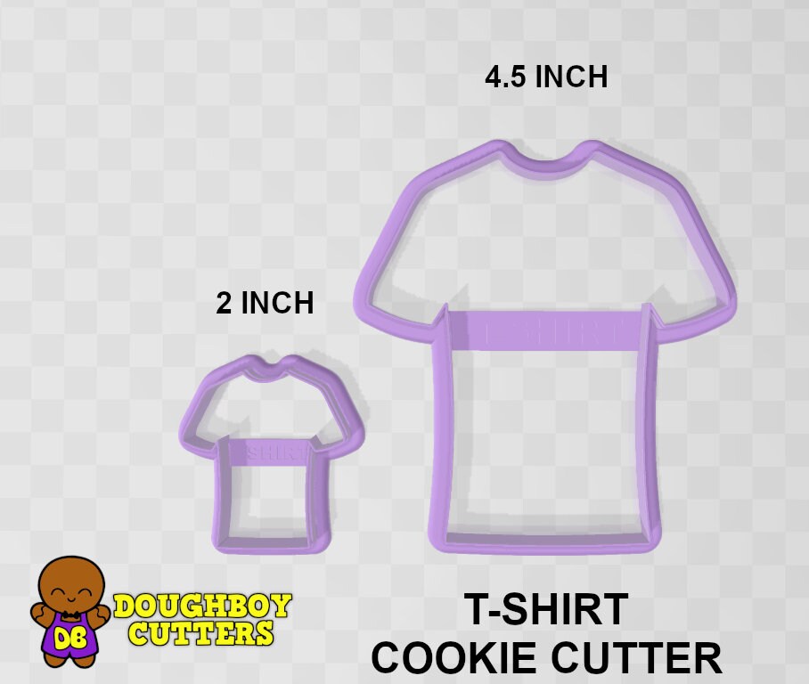 Details about   V-Neck T-Shirt Summer Clothing Cookie Cutters Polymer Clay Fondant Baking Cutter 