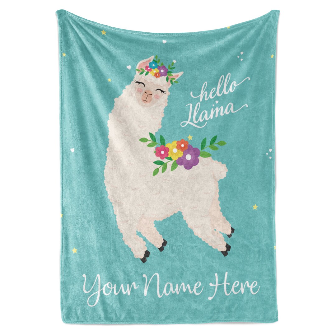 Llama Coming Home Blanket