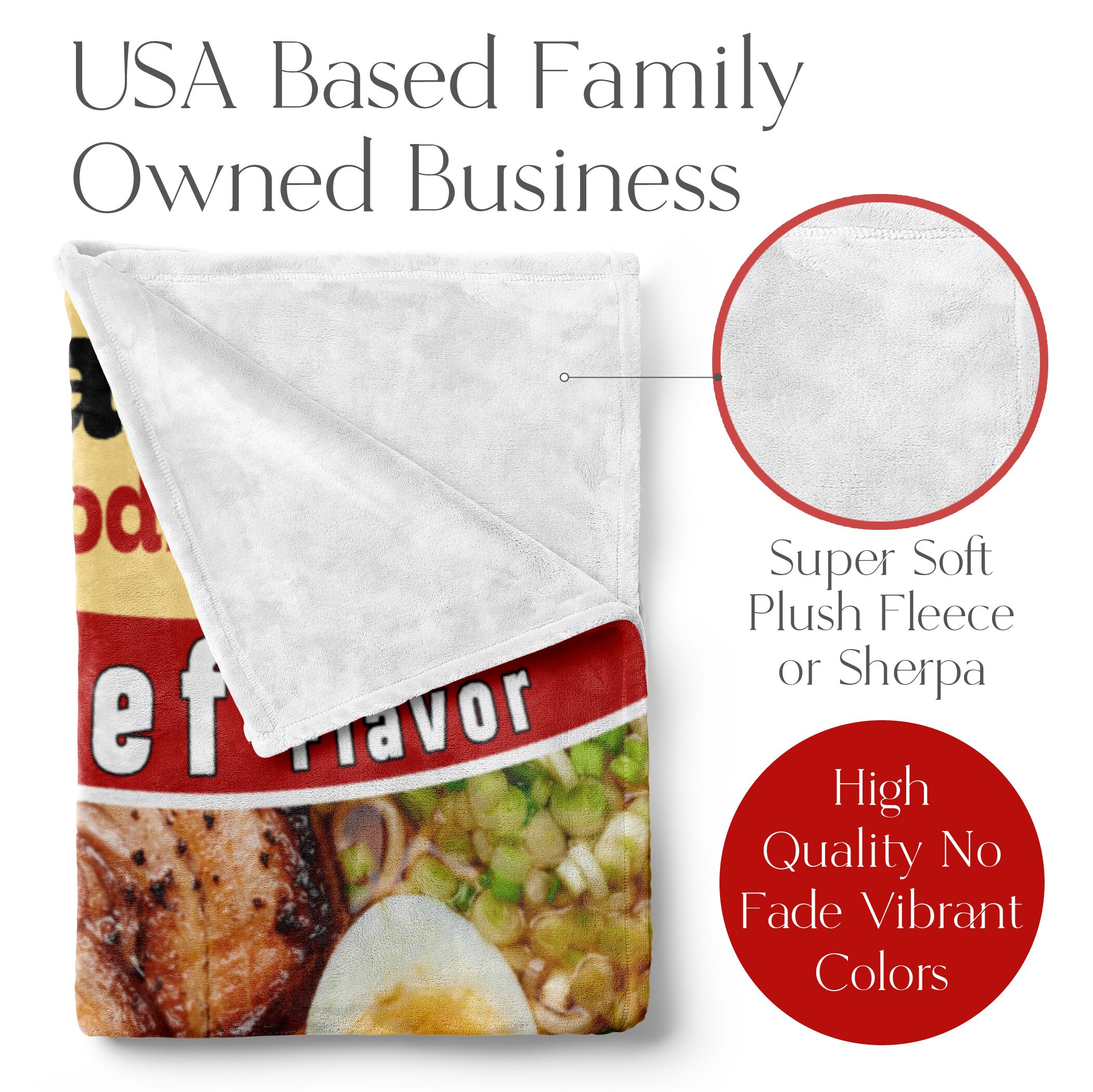 Beef Ramen Noodle Blanket for Kids Teens or Adults Custom Etsy