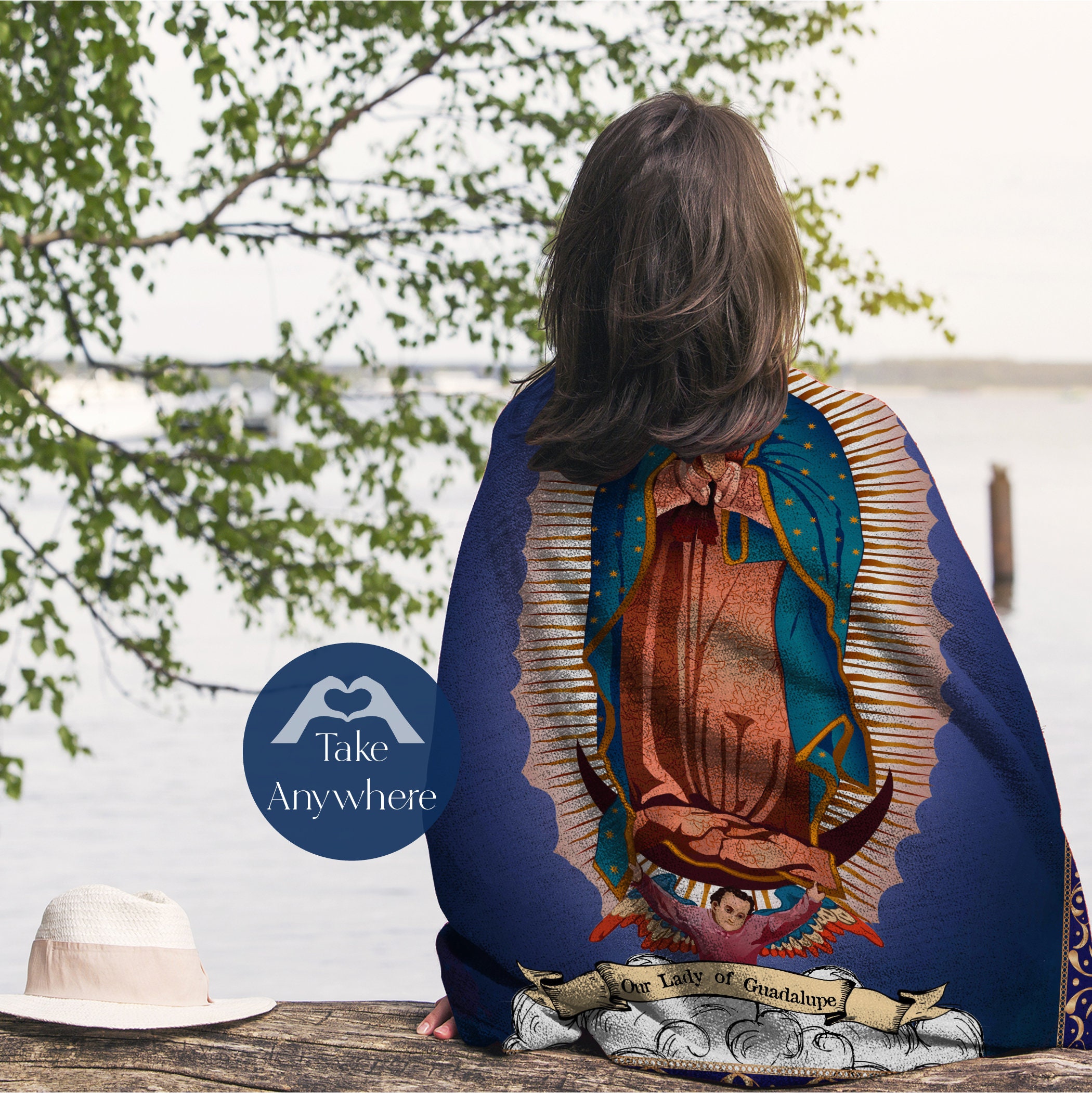Our Lady of Guadalupe Blanket for Adults Vintage Roman Etsy