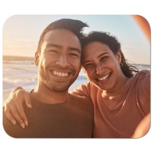 Custom Photo or Logo Mouse Pad, Bulk Neoprene Mousepads, Packs of 5 to 100, Corporate & Team Gift, Gaming Office Desk, Made in USA