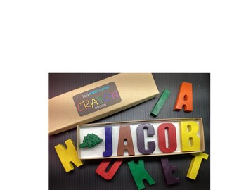 Personalized SMELLY Name Crayons - Custom Gift - Class Gift - Crayon Name - Alphabet Crayons - Scented Crayons - Crayon Letters
