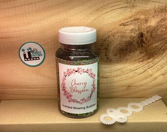 Cherry Blossom Scented Blowing Bubbles - Bubbles for Kids - Scented Bubbles - Cherry Blossom Festival - Spring Scents - Wedding Favors