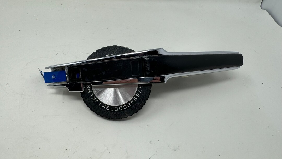 Dymo Esselte Deluxe Heavy Duty Label Maker Chrome Handle Etsy