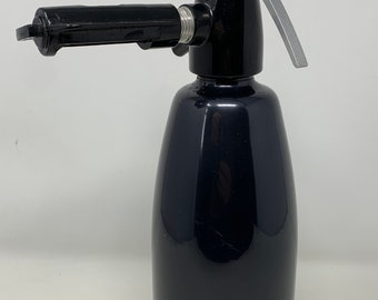 Vintage Black CO2 Soda Bottle MEF