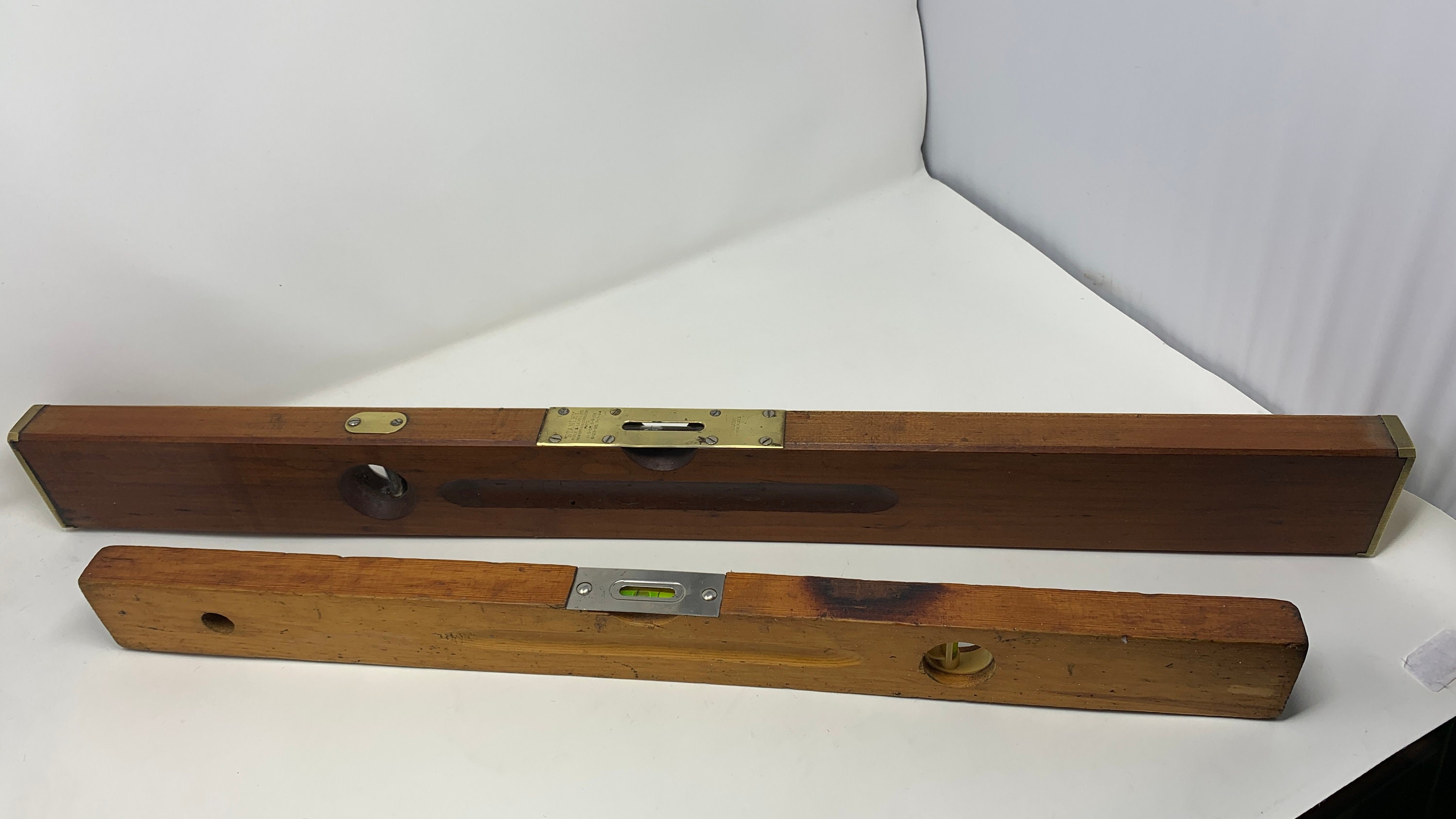 Lot of 2 Antique 30 Stanley Level & Co. Working Wood Etsy