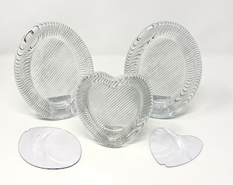 Vintage Mikasa Glass Picture Frames Set of 3