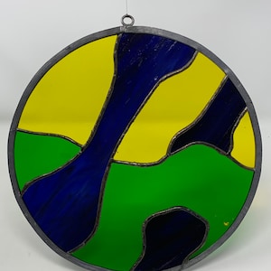 Round Stained Glass Window Art