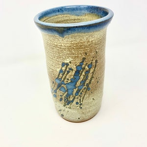 18 cm Handgemachte kanadische Studio Keramik Vase