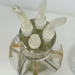 2 Collectable Bols/Fait Main French Liquor Bottles With 4 Chambers Large and Medium Size image 5