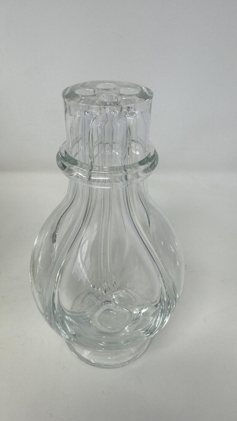 2 Collectable Bols/Fait Main French Liquor Bottles With 4 Chambers Large and Medium Size image 3