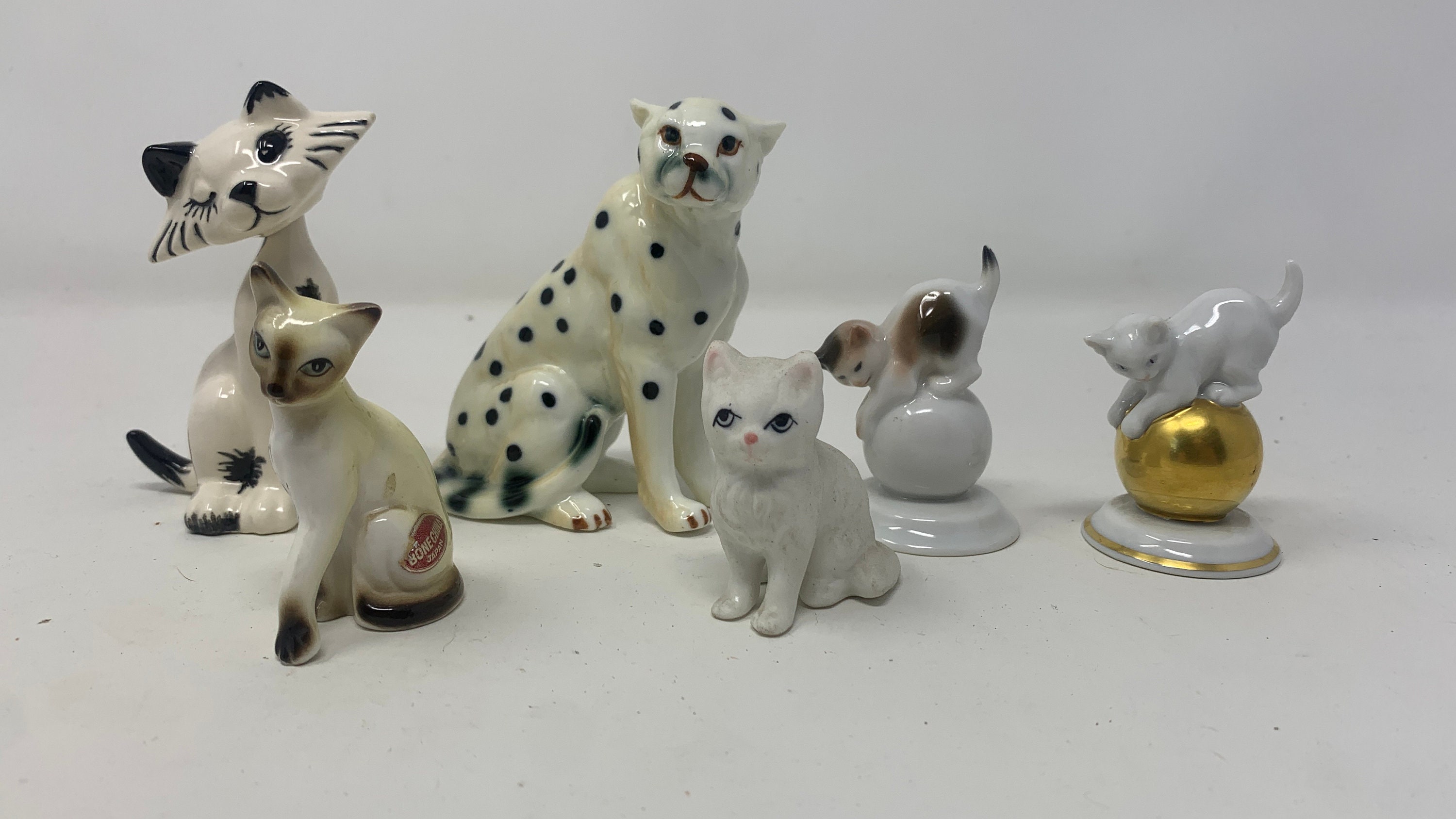 Figurine de chat de persane de porcelaine, belle-sœur jalouse, figurine de  collection de concombre de kitty, figurine anthropomorphique de chat, série  cendrillon -  France
