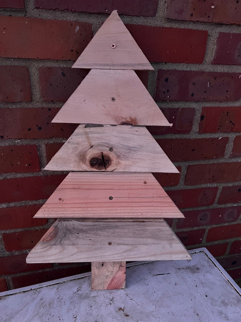 Outdoor Wooden Christmas Tree Etsy UK