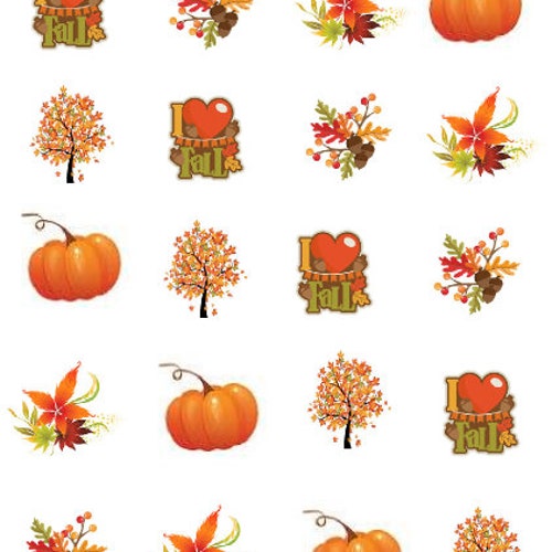 FALL LEAVES Waterslide Nail Decals Etsy