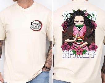 T-shirt Demon Slayer – Tanjiro Et Nezuko Sous Les Cerisiers, Unisexe Enfant