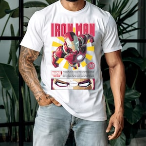 Ir0n Man, Disney T-Shirt, Free Shipping, M@rvel @vengers Shirt, Superhero Graphic Tee, Comic Book Movie Merch