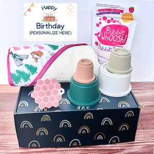 Birthday Gift For Toddler - Bath Gift Box For Little Girl - Perfect Birthday Gift For Girl Age 1, 2, and 3.