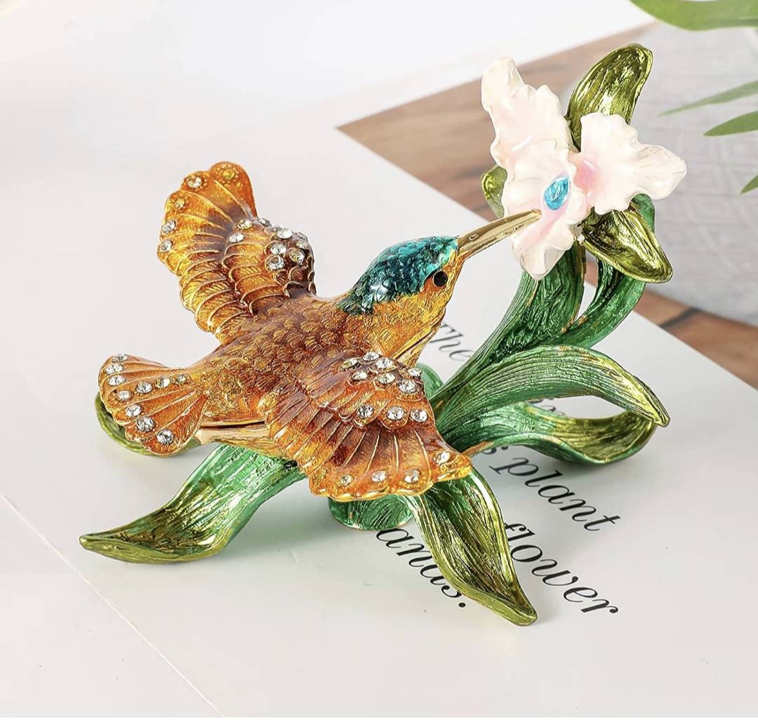 Antique Bird Figurines Antique Gift Unique Jewelry Trinket Etsy